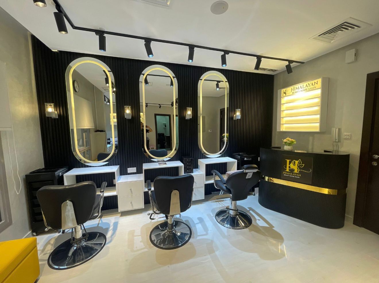 Actual Himalayan Beauty House salon interior